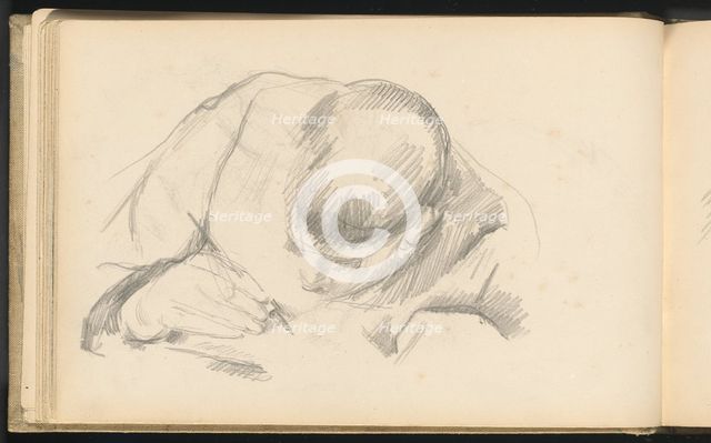 The Artist's Son Writing, c. 1887. Creator: Paul Cezanne.