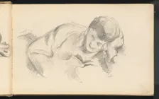 The Artist's Son Leaning on his Elbow, c. 1887. Creator: Paul Cezanne