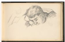 The Artist's Son Reading, c. 1887. Creator: Paul Cezanne