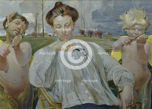 The artist's wife, 1905. Creator: Jacek Malczewski.