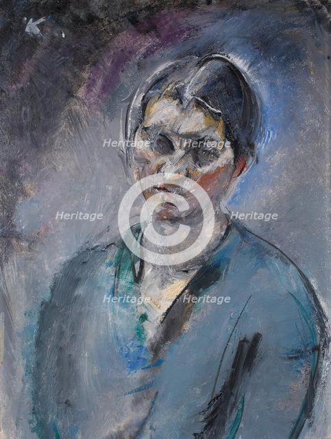 The artist's wife, 1914. Creator: Anton Kolig.