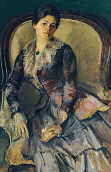 The artist's wife, 1914. Creator: Viktor Tischler