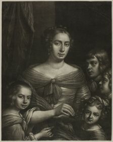 The Artist's Wife and Children, 1665/77. Creator: Wallerant Vaillant
