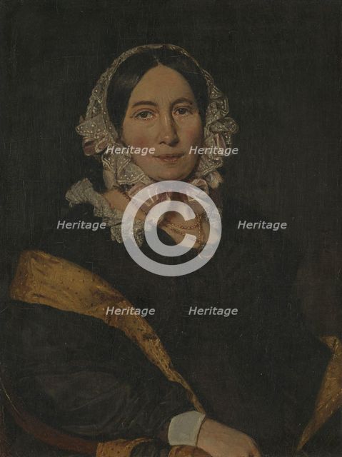 The Artist's Wife Kathrine, 1845. Creator: Christian Albrecht Jensen.