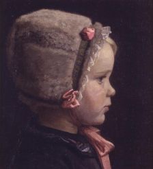The artist's daughter as a little girl, 1912. Creator: Einar Hein