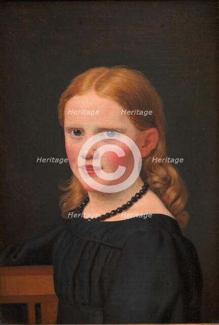 The Artist's Daughter, Emilie, 1827. Creator: CW Eckersberg.