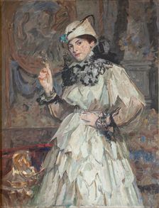 The Artist’s Daughter in Fancy Dress, 1916. Creator: Laurits Tuxen