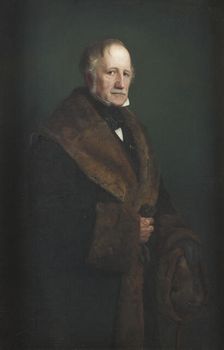 The Artist's Father Col. Count Eugène von Rosen at the Age of 71, 1868. Creator: Georg von Rosen