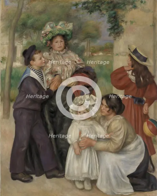 The Artist's Family (La Famille de l'artiste) , 1896. Creator: Renoir, Pierre Auguste (1841-1919).