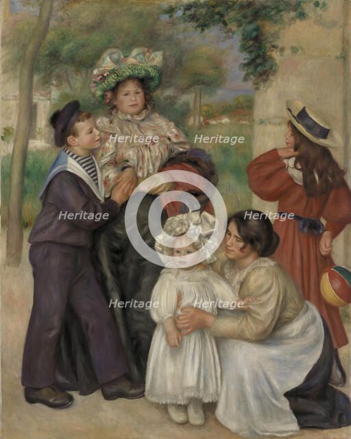 The Artist's Family (La Famille de l'artiste) , 1896. Creator: Renoir, Pierre Auguste (1841-1919).