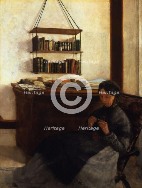 The Artist's Mother, 1877. Artist: Eysen, Louis (1843-1899)