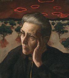 The Artist's Mother, 1896. Creator: Akseli Gallen-Kallela