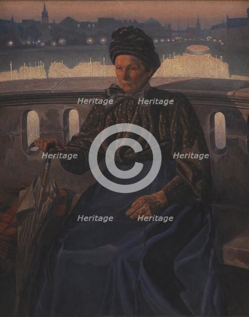 The Artist's Mother, 1908. Creator: Edvard Weie.