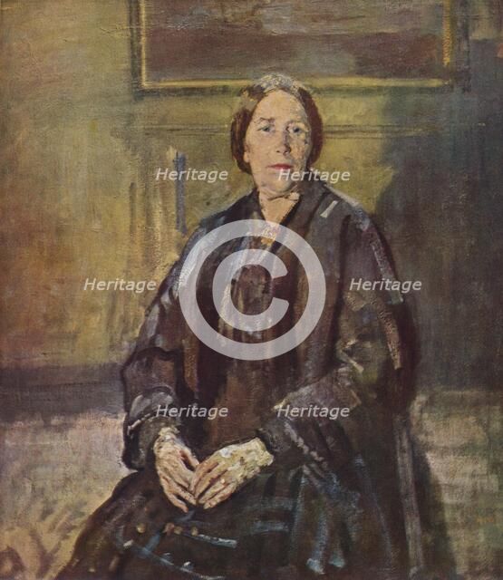 'The Artist's Mother', 1935. Artist: Ambrose McEvoy.