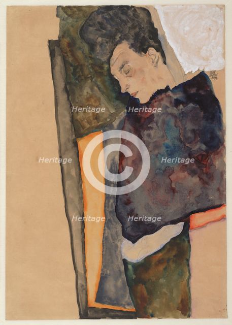 The Artist's Mother Sleeping, 1911.