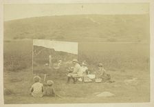 The Artist's Son, Barrett Browning, ca.1885-1889. Creator: Robert Browning