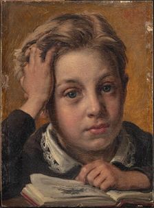The Artist's Son Holger at the Age of Ten, 1856. Creator: Jorgen Pedersen Roed