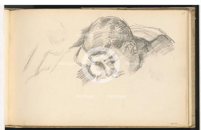 The Artist's Son Reading, c. 1887. Creator: Paul Cezanne.