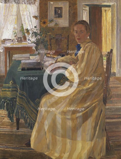 The Artist's Sister, 1899. Creator: Carl Wilhelmson.