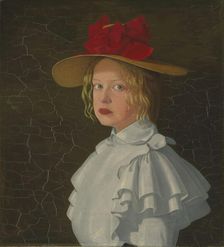 The Artist's Sister Magna, 1898. Creator: Kristofer Sinding-Larsen