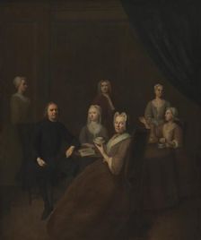 The Artist's Parents-in-Law and some of their Children, 1700-1749. Creator: Balthasar Denner