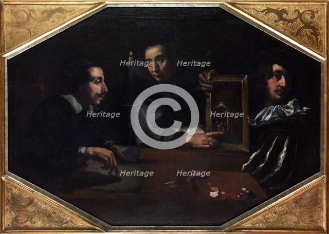 The artist's workshop (Family portrait), c1650.