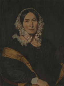 The Artist's Wife Kathrine, 1845. Creator: Christian Albrecht Jensen