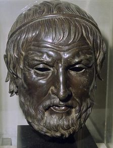 The Arundel Head - bronze head possibly of the Greek tragedian Sophocles