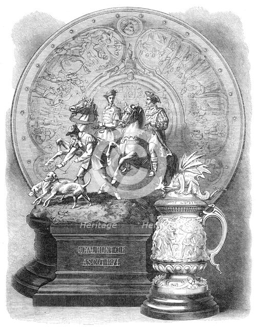 The Ascot Prize Plate, 1871. Creator: Unknown.