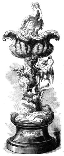 The Ascot Race Plate: the Ascot Cup - Perseus and Andromeda, 1856. Creator: Unknown