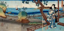 The Ascendence of a Modern Day Genji, 1853. Creators: Ando Hiroshige, Utagawa Kunisada