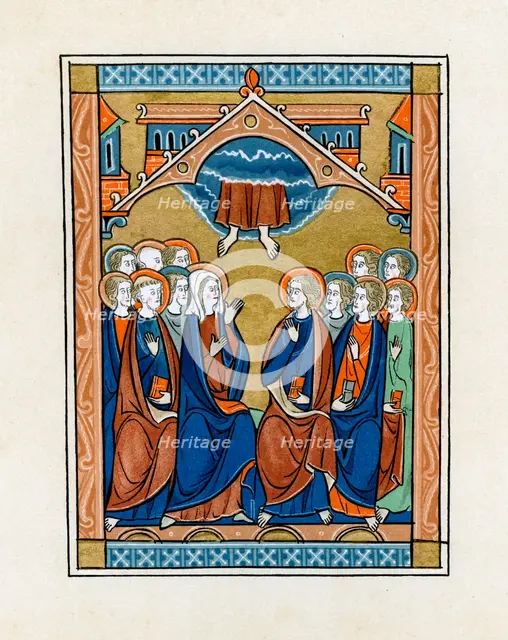 The Ascension, 1250-1260. Artist: Unknown