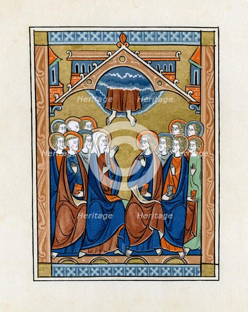 The Ascension, 1250-1260. Artist: Unknown