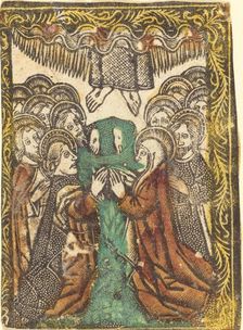 The Ascension, 1460/1480. Creator: Master of the Borders with the Four Fathers of the Church