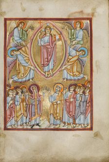 The Ascension; Benedictional, about 1030-1040. Creator: Unknown