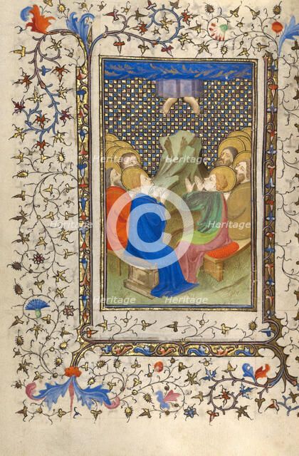 The Ascension; Book of Hours, about 1410. Creator: Unknown.