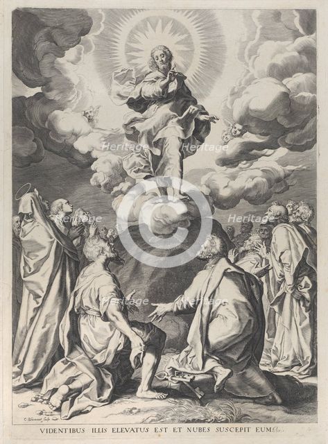 The Ascension, ca. 1593. Creator: Cornelis Bloemaert.