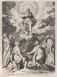 The Ascension, ca. 1593. Creator: Cornelis Bloemaert