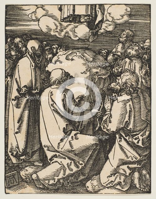 The Ascension, from The Small Passion, ca. 1510. Creator: Albrecht Durer.