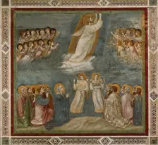 The Ascension of Christ (From the cycles of The Life of Christ), 1304-1306. Creator: Giotto di Bondone (1266-1377)