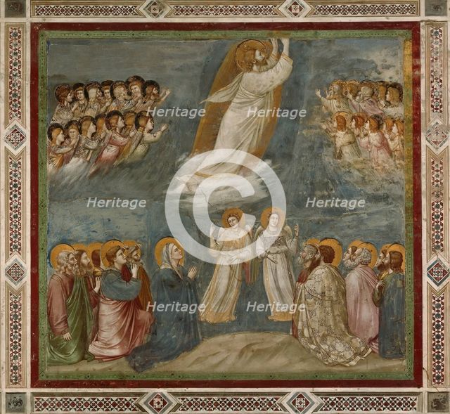The Ascension of Christ (From the cycles of The Life of Christ), 1304-1306. Creator: Giotto di Bondone (1266-1377).