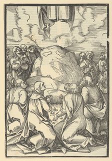 The Ascension of Christ, from Speculum passionis domini nostri Ihesu Christi, 1507. Creator: Hans Schäufelein the Elder