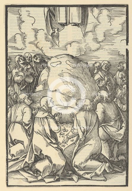 The Ascension of Christ, from Speculum passionis domini nostri Ihesu Christi, 1507. Creator: Hans Schäufelein the Elder.