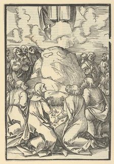 The Ascension of Christ, from Speculum passionis domini nostri Ihesu Christi, 1507. Creator: Hans Schäufelein the Elder