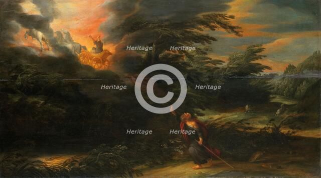 The Ascension of Elijah, 1627. Creator: David Colijns.