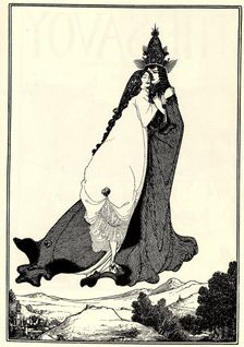 The Ascension of Saint Rose of Lima. Artist: Beardsley, Aubrey (1872–1898)
