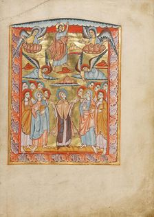 The Ascension; Sacramentary, about 1025-1050. Creator: Unknown