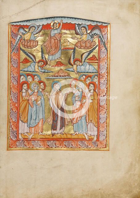 The Ascension; Sacramentary, about 1025-1050. Creator: Unknown.