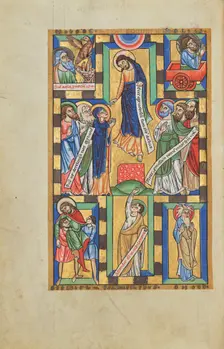 The Ascension; Stammheim Missal, probably 1170s. Creator: Unknown