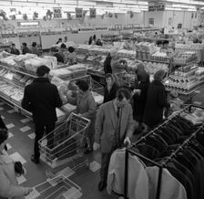 The ASDA supermarket in Rotherham, South Yorkshire, 1969. Creator: Michael Walters